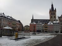 Hauptmarkt im Winter